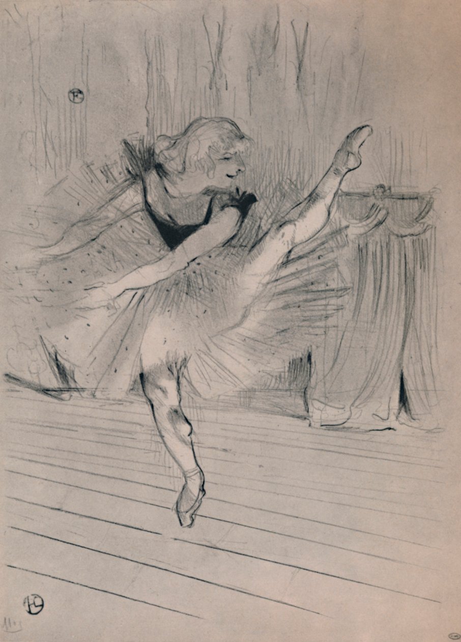 Ida Ida Heath, dançarina inglesa, c.1894, 1946. de Henri de Toulouse Lautrec