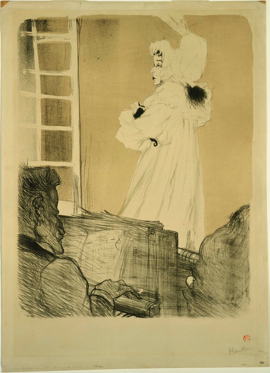 Miss May Belfort (Estado I) de Henri de Toulouse Lautrec