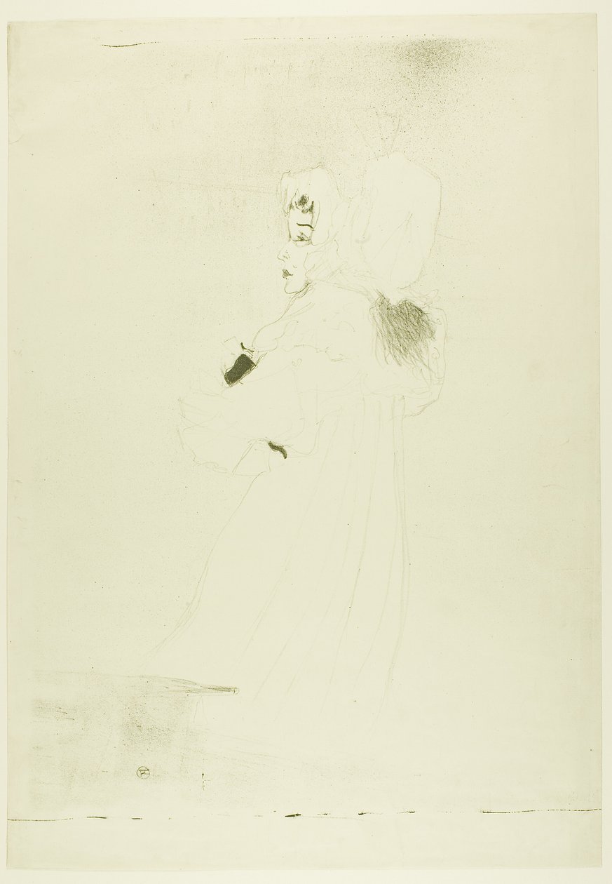 Miss May Belfort (prato grande) de Henri de Toulouse Lautrec