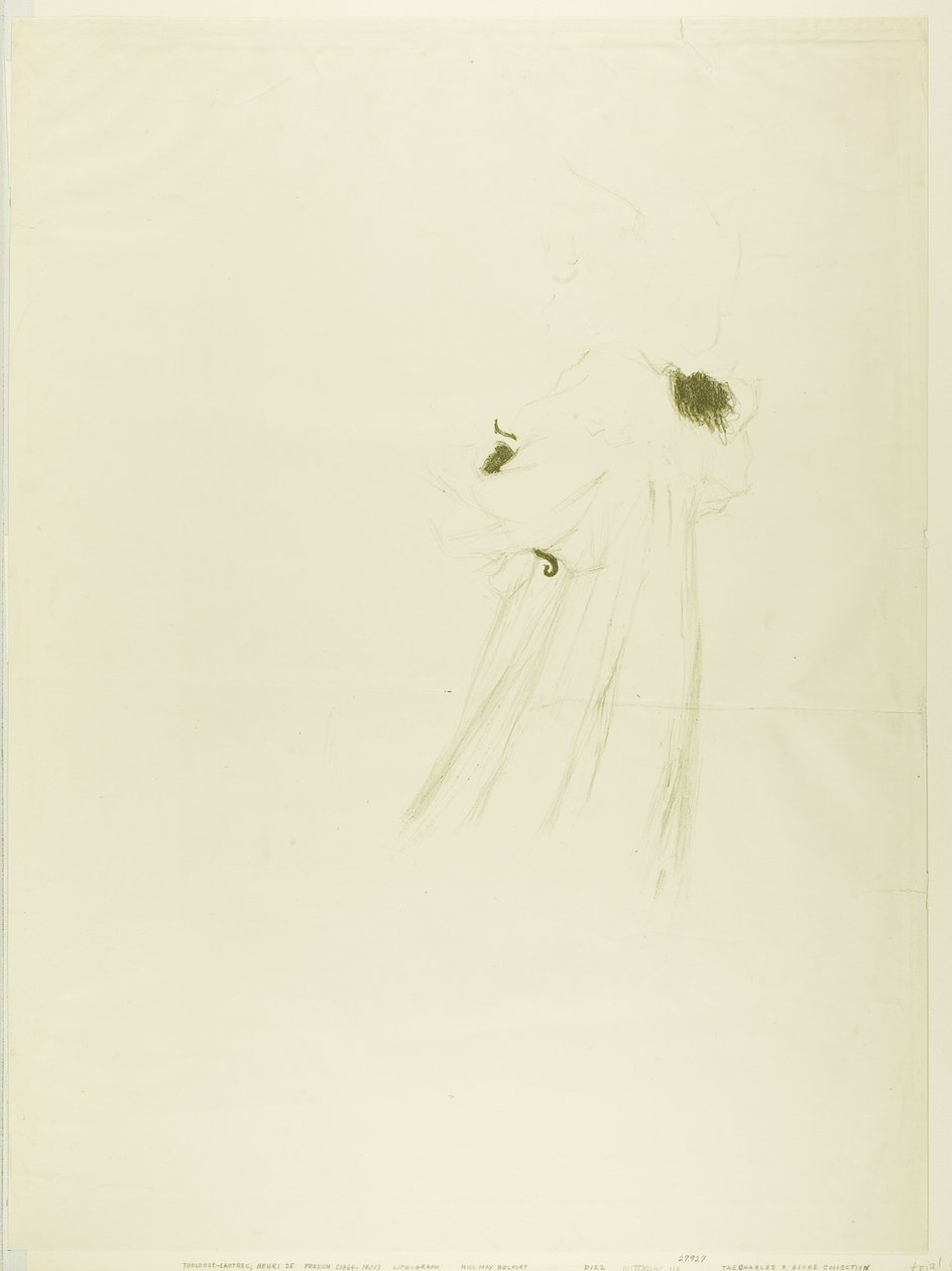 Miss May Belfort (prato grande) de Henri de Toulouse Lautrec