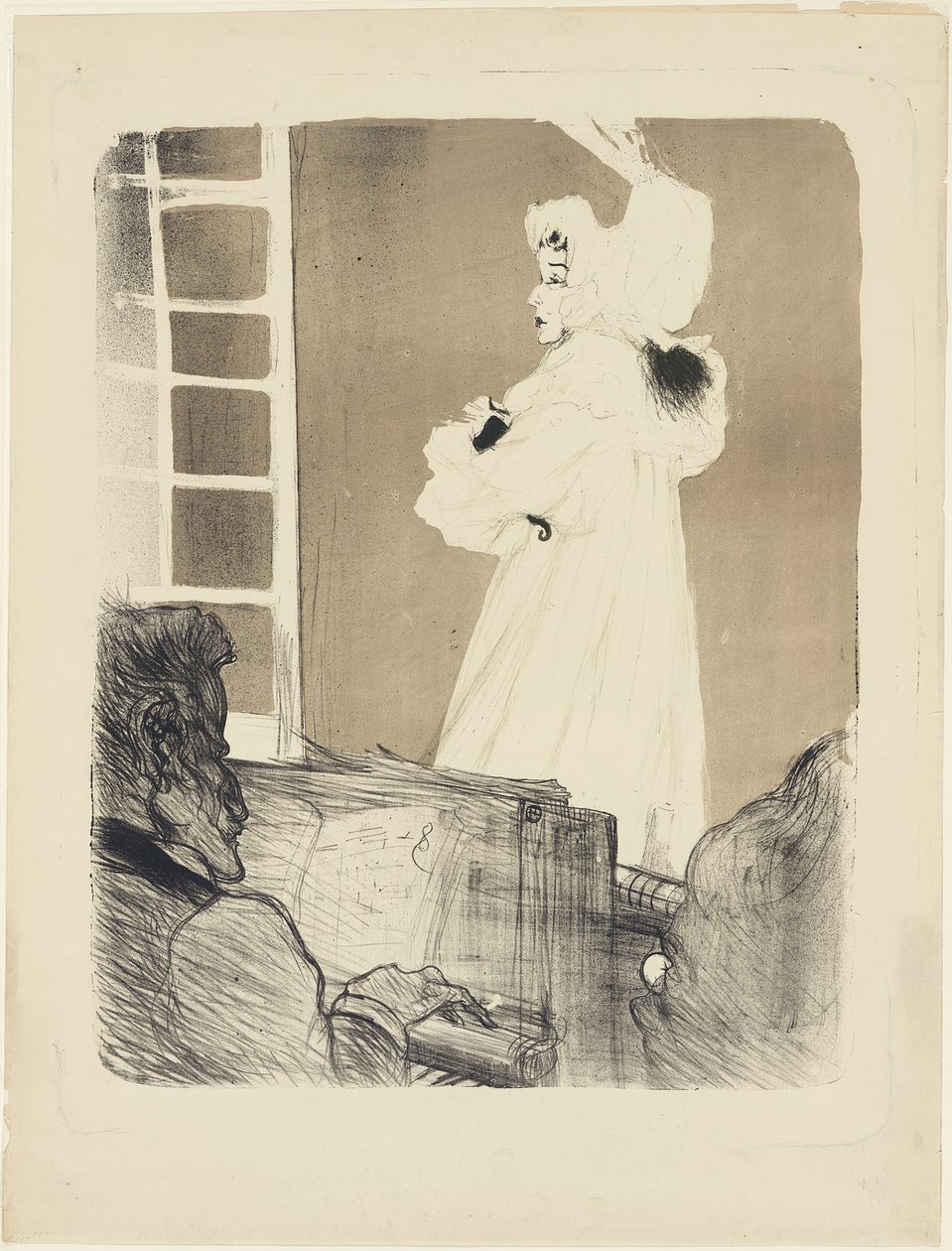 Miss May Belfort (prato grande) de Henri de Toulouse Lautrec
