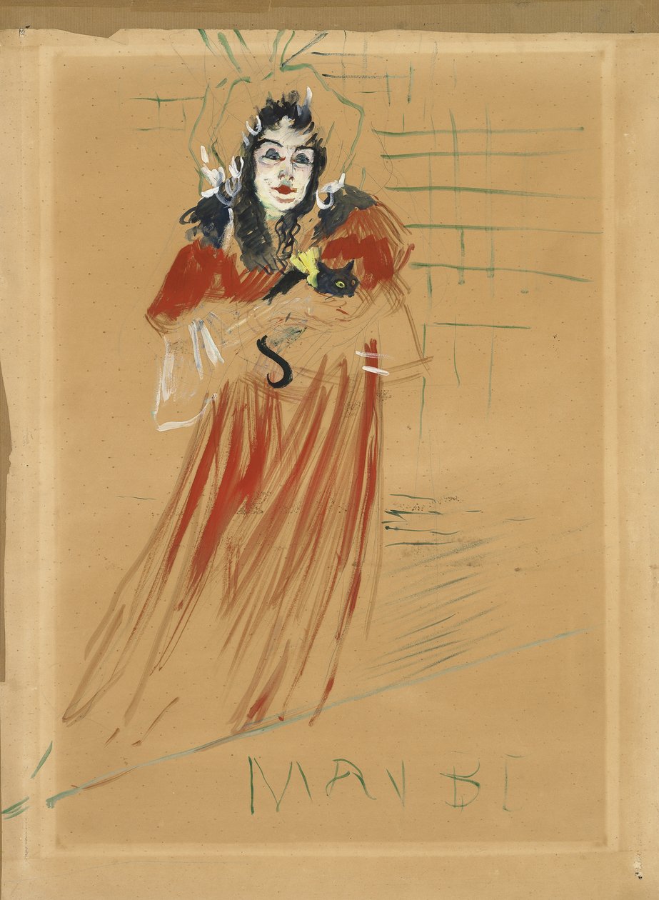 Miss May Belfort, 1895 de Henri de Toulouse Lautrec