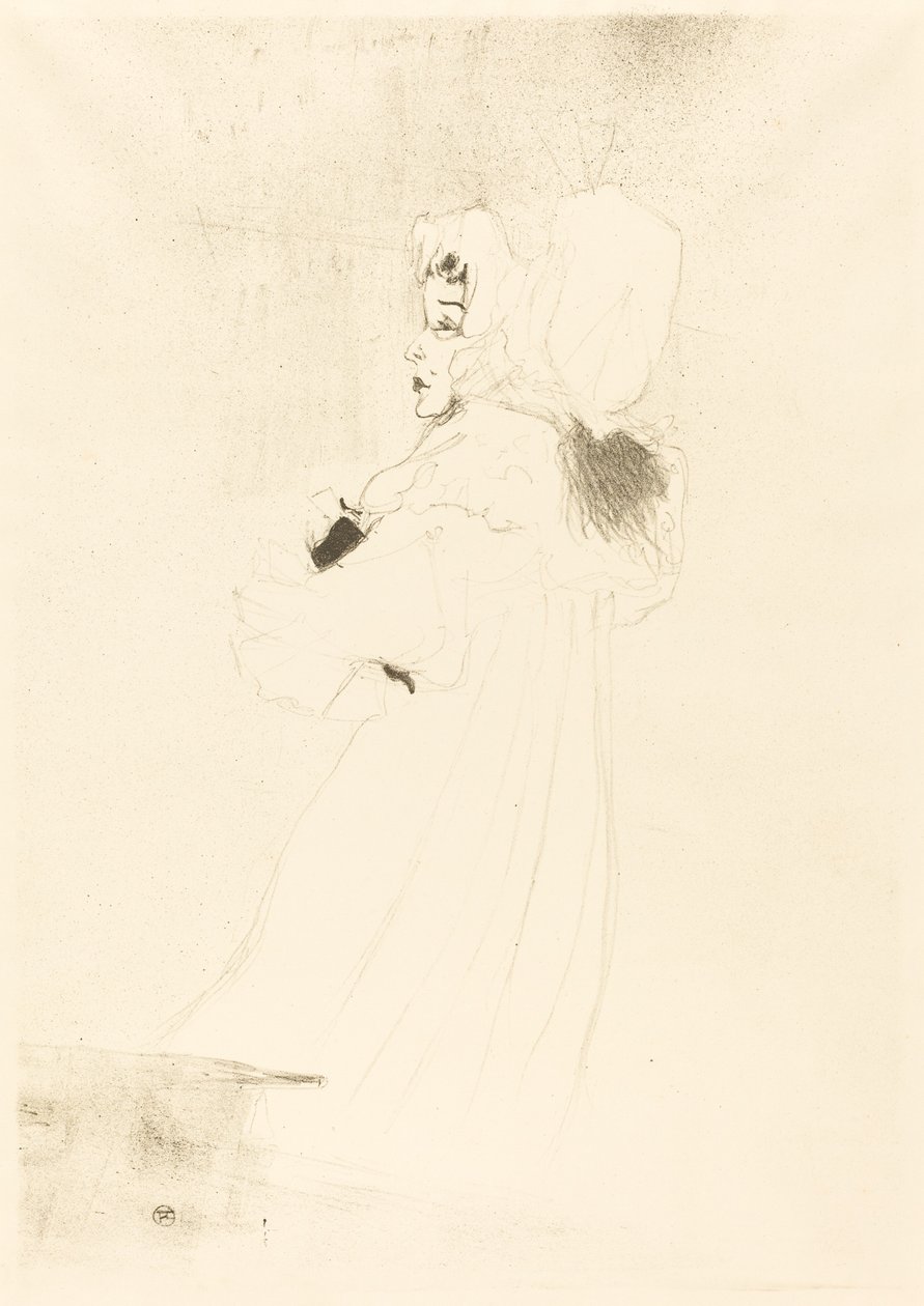 Miss May Belfort, Prato Grande Miss May Belfort, grande planche, 1895. de Henri de Toulouse Lautrec