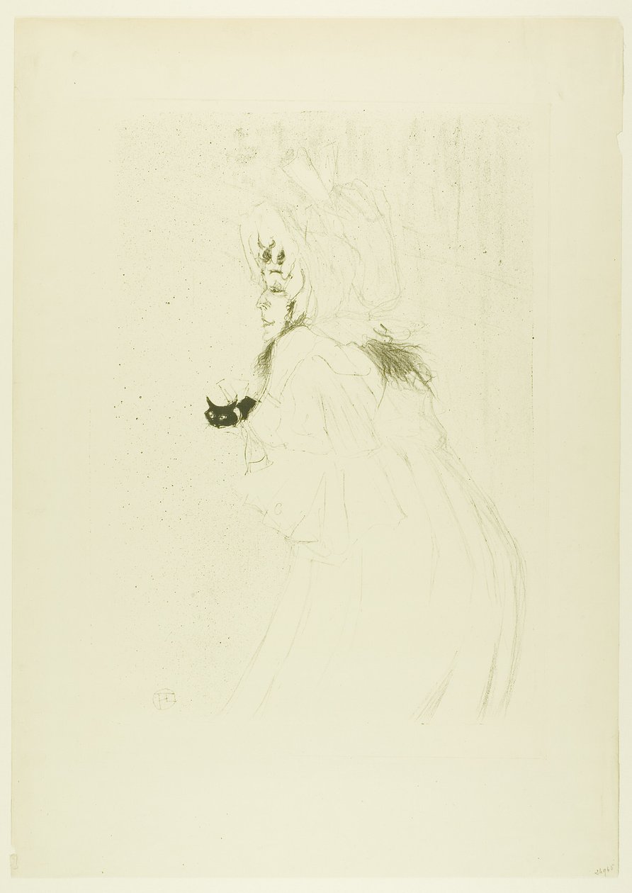 Miss May Belfort fazendo uma reverência de Henri de Toulouse Lautrec