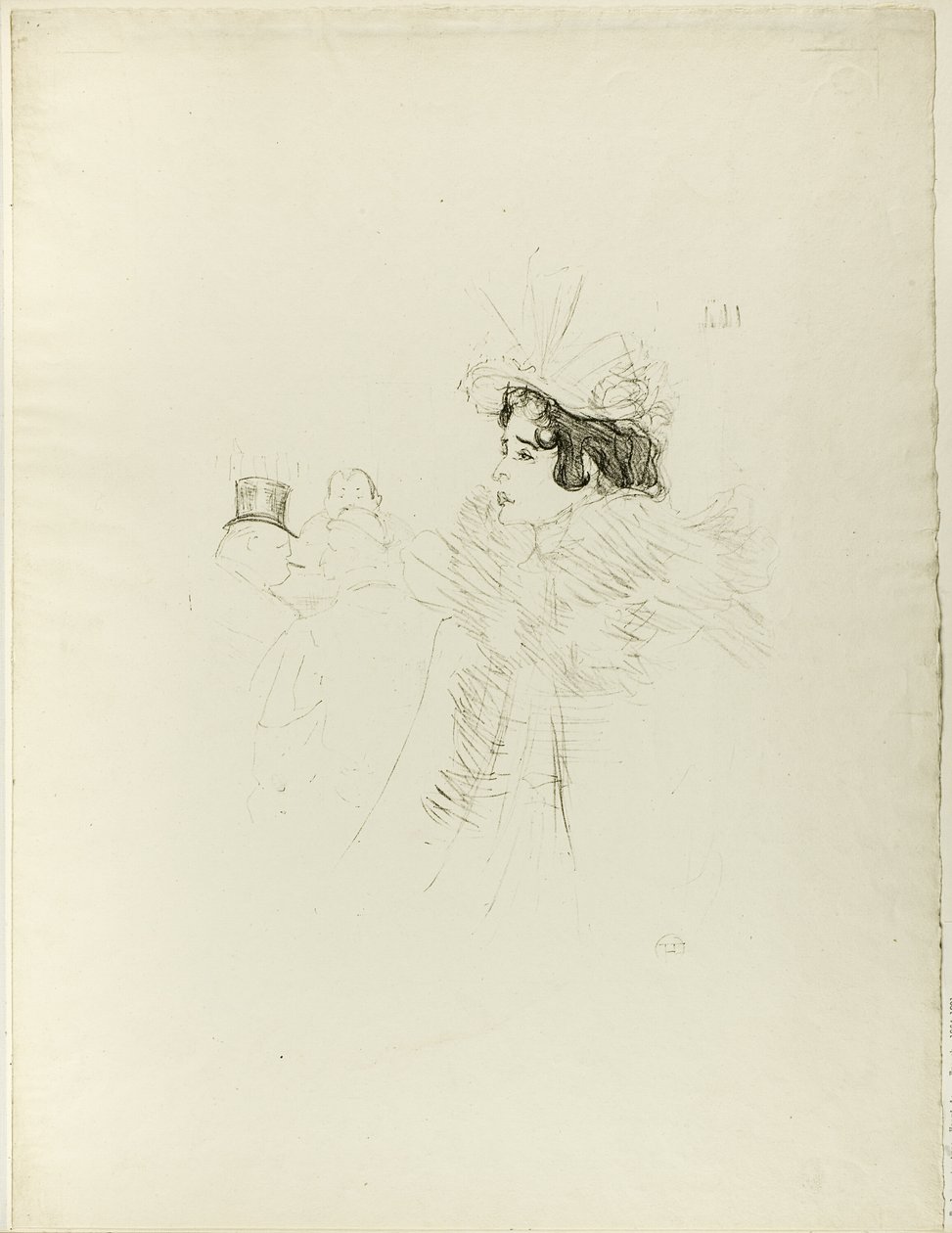 Miss May Belfort no Bar Achille de Henri de Toulouse Lautrec