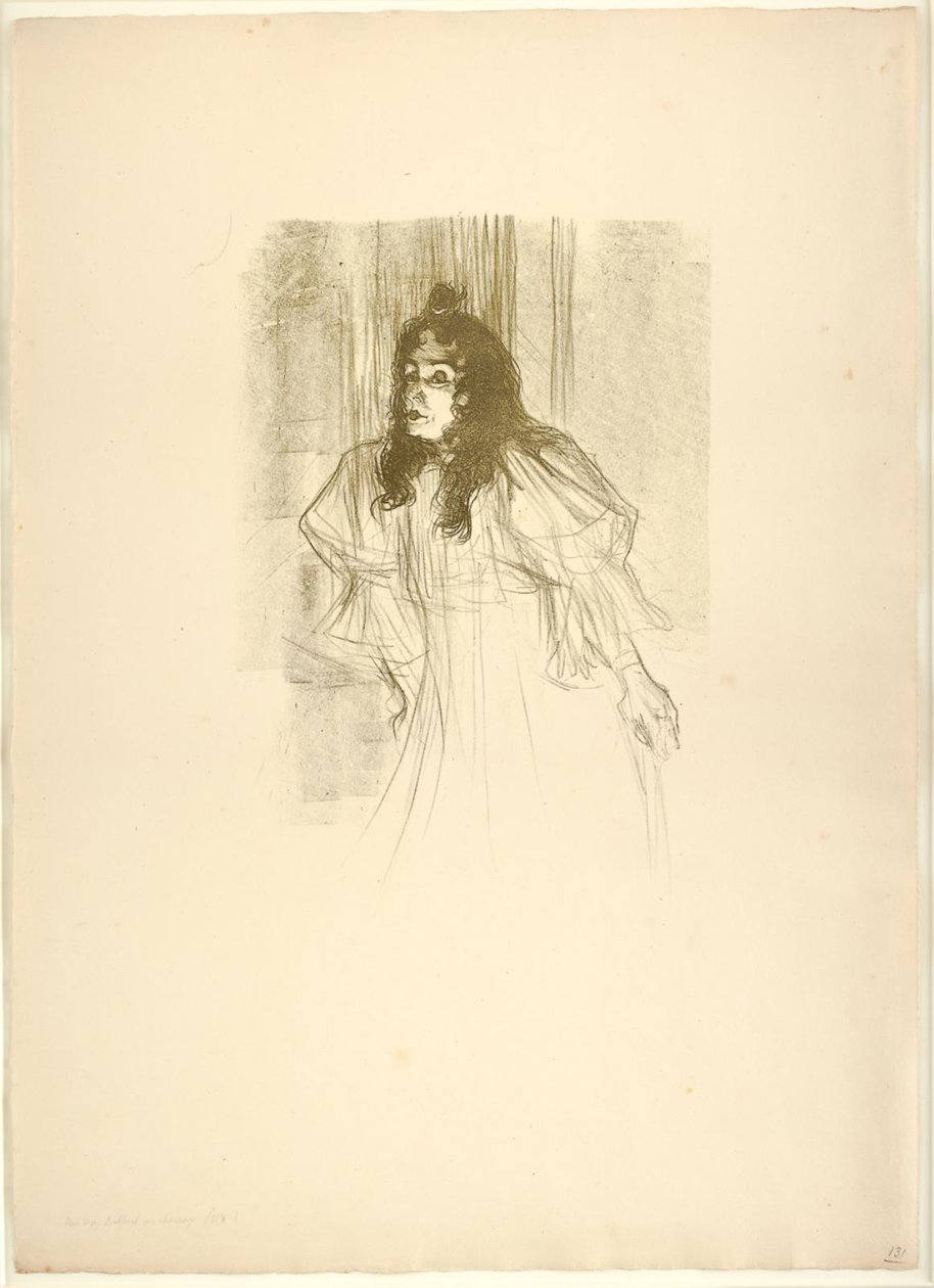 Miss May Belfort no cabelo de Henri de Toulouse Lautrec
