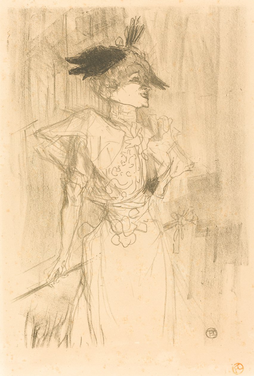 Miss Marcelle Lender, de pé Miss Marcelle Lender, de pé, 1895. de Henri de Toulouse Lautrec