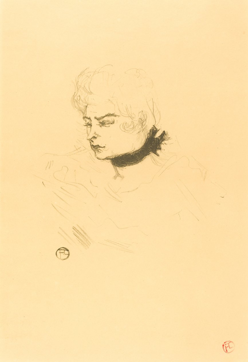 Srta. Ervilha Verde de Henri de Toulouse Lautrec