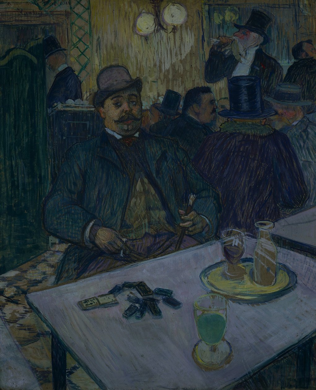 Sr. Boileau no Café, 1893. de Henri de Toulouse Lautrec