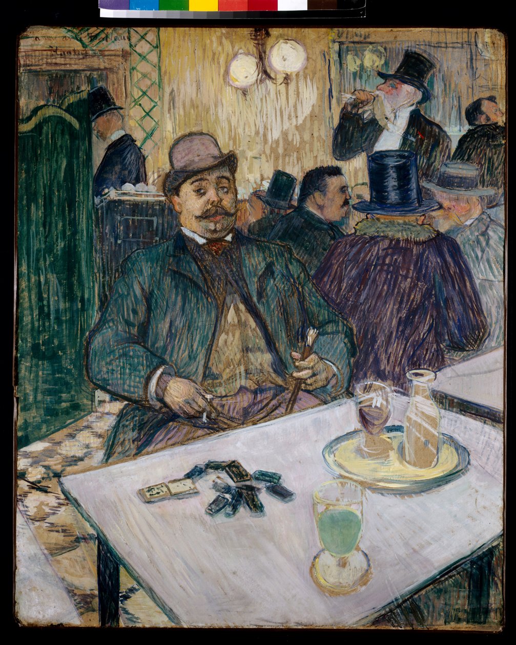 Monsieur Boileau no café, 1893 de Henri de Toulouse Lautrec