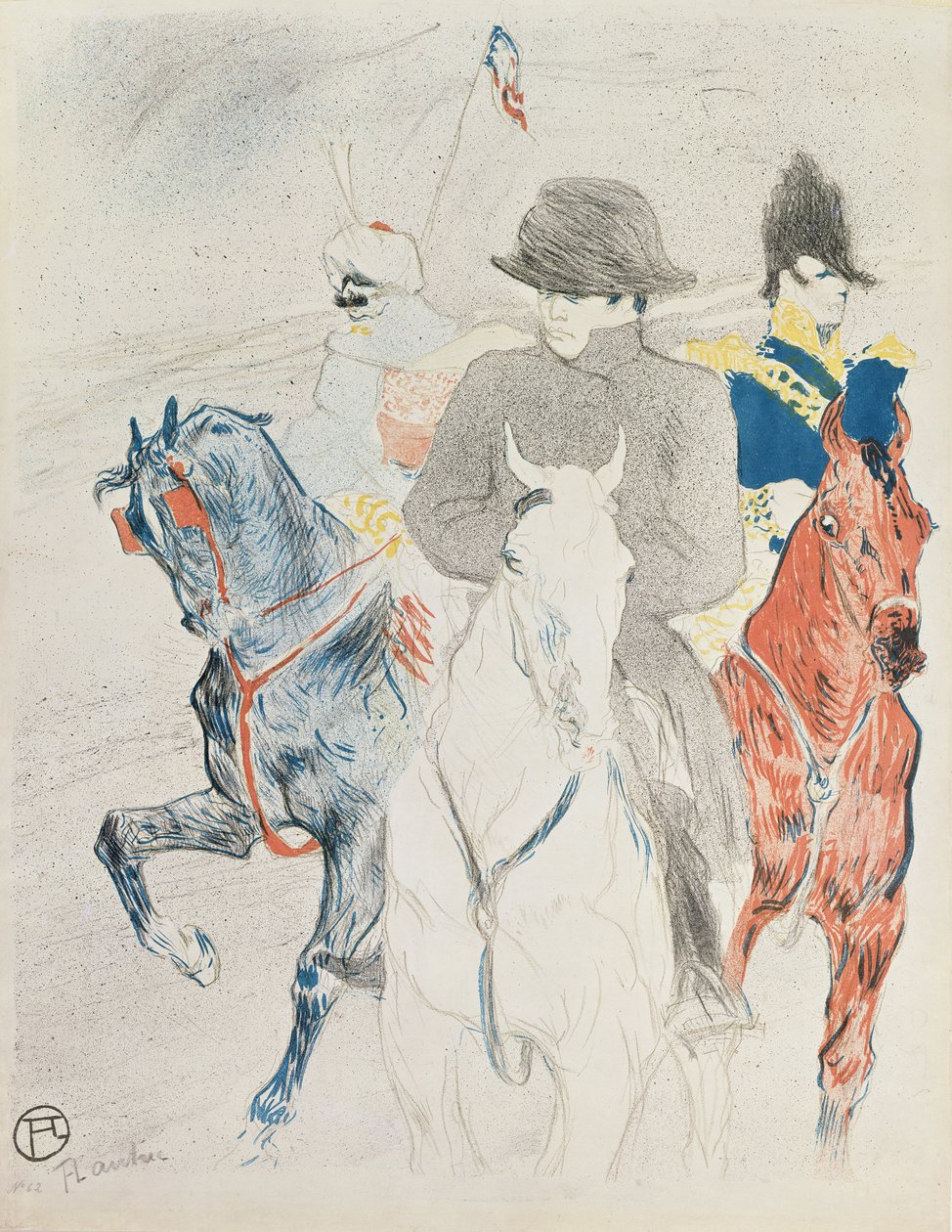 Napoleon Riding, 1895 de Henri de Toulouse Lautrec