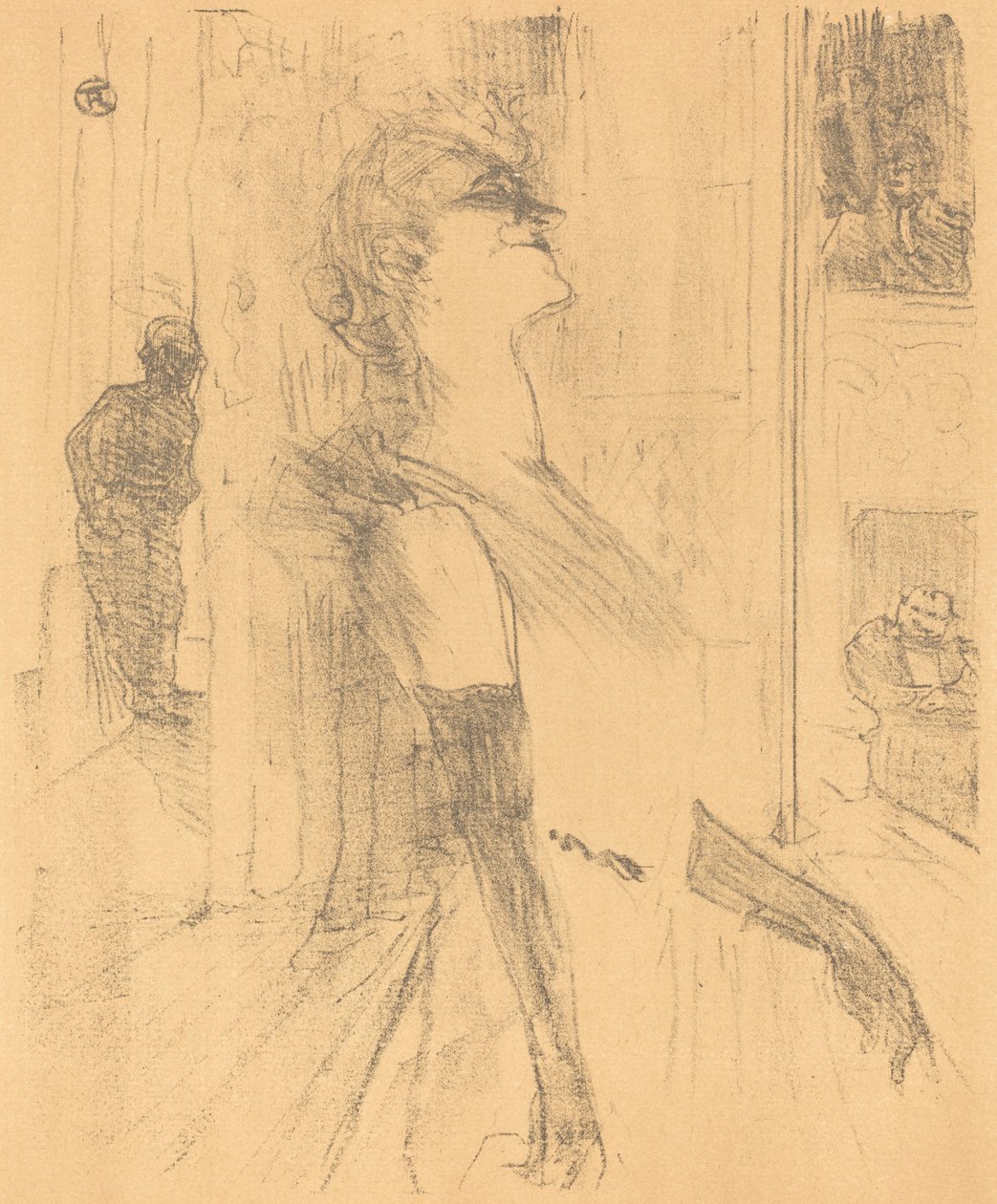 No Palco No Palco, 1898. de Henri de Toulouse Lautrec