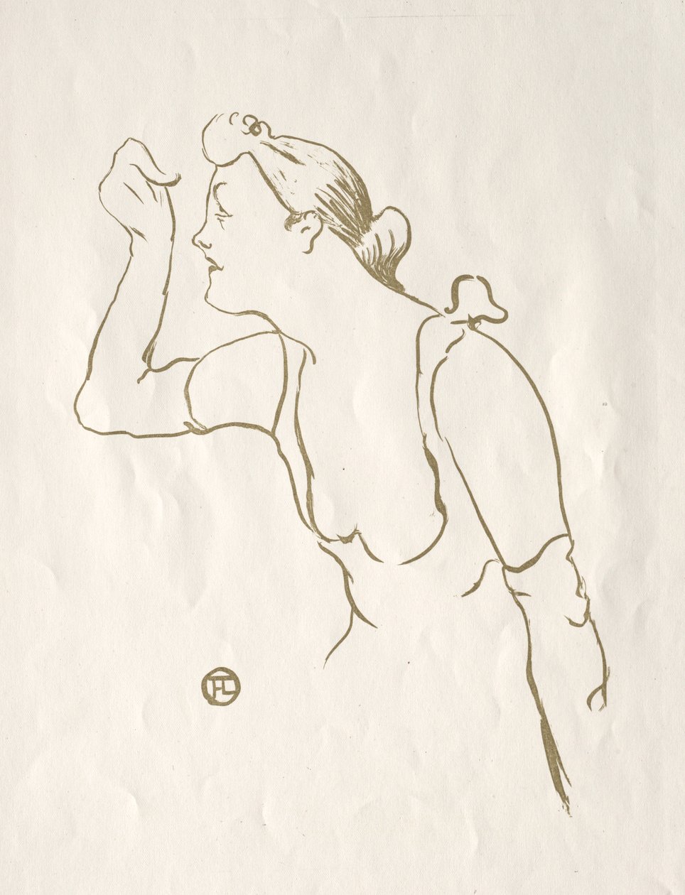 Paula Brebion de Henri de Toulouse Lautrec