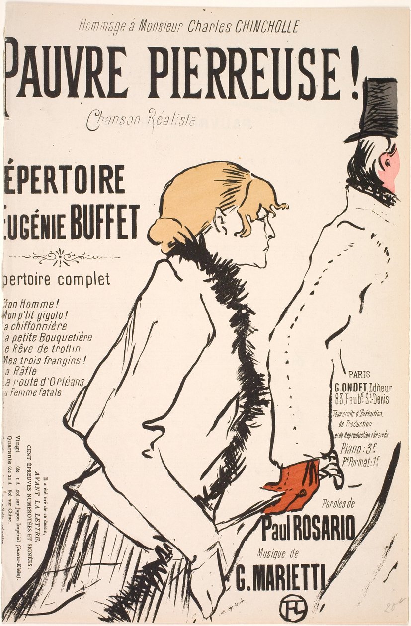 Pobre Pierre! de Henri de Toulouse Lautrec