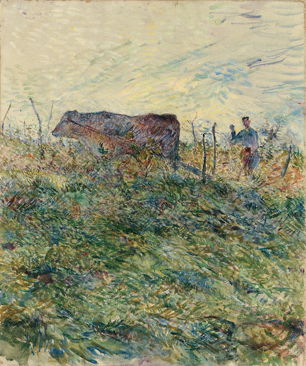 Arando na vinha, 1883 de Henri de Toulouse Lautrec