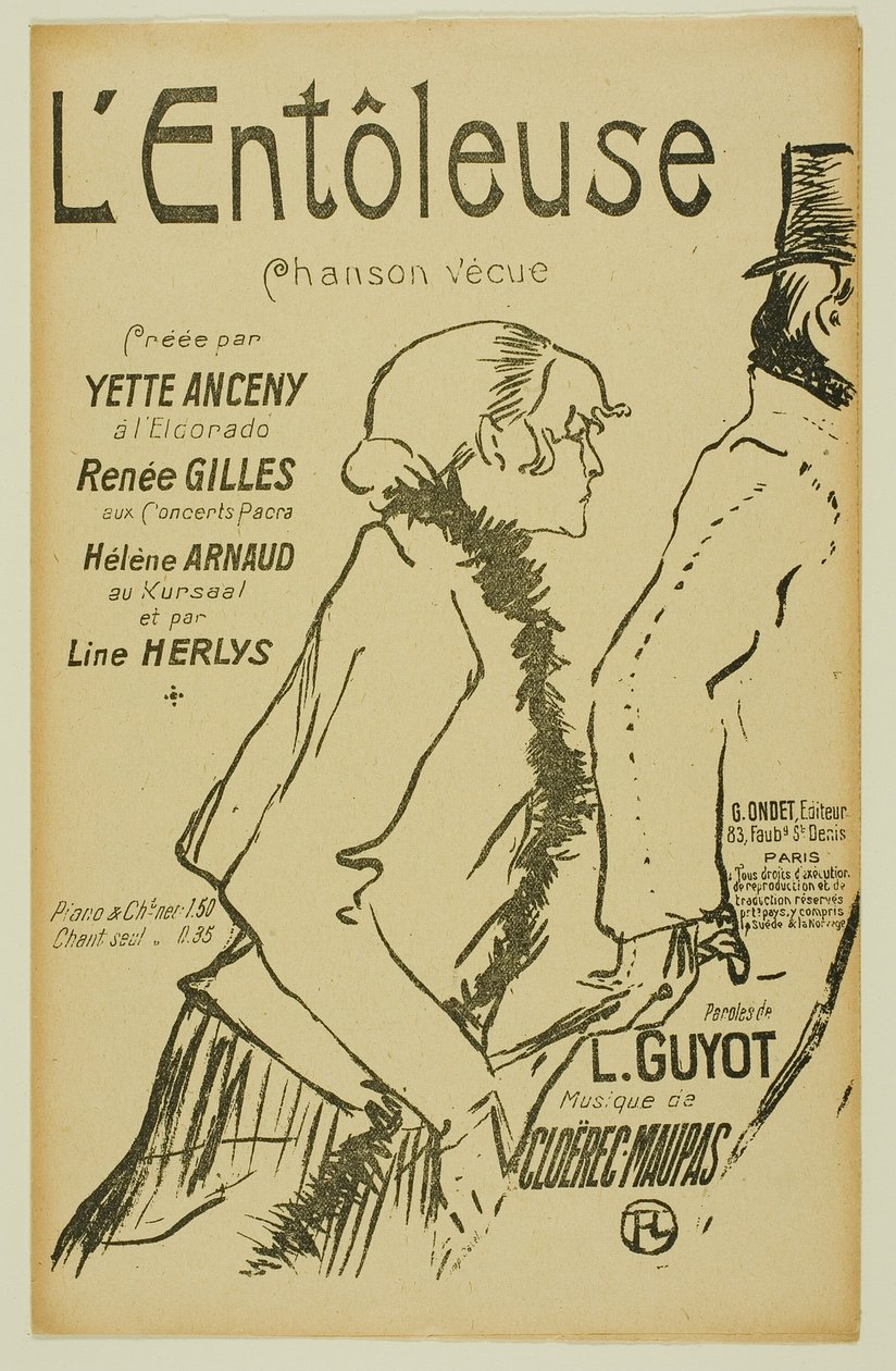 Pobre Caminhante de Rua! de Henri de Toulouse Lautrec