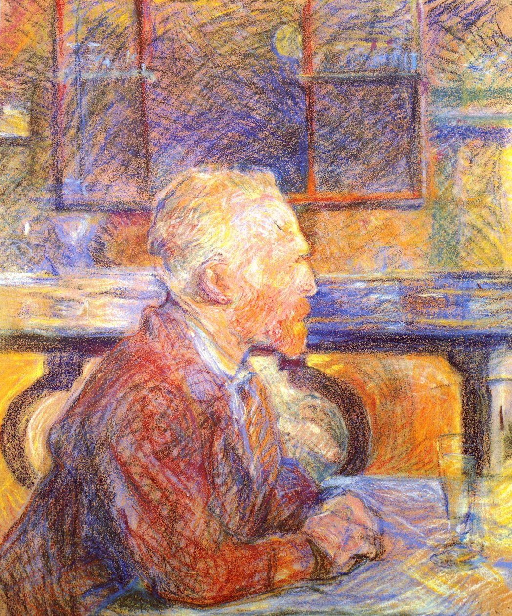 Retrato de Vincent van Gogh de Henri de Toulouse Lautrec