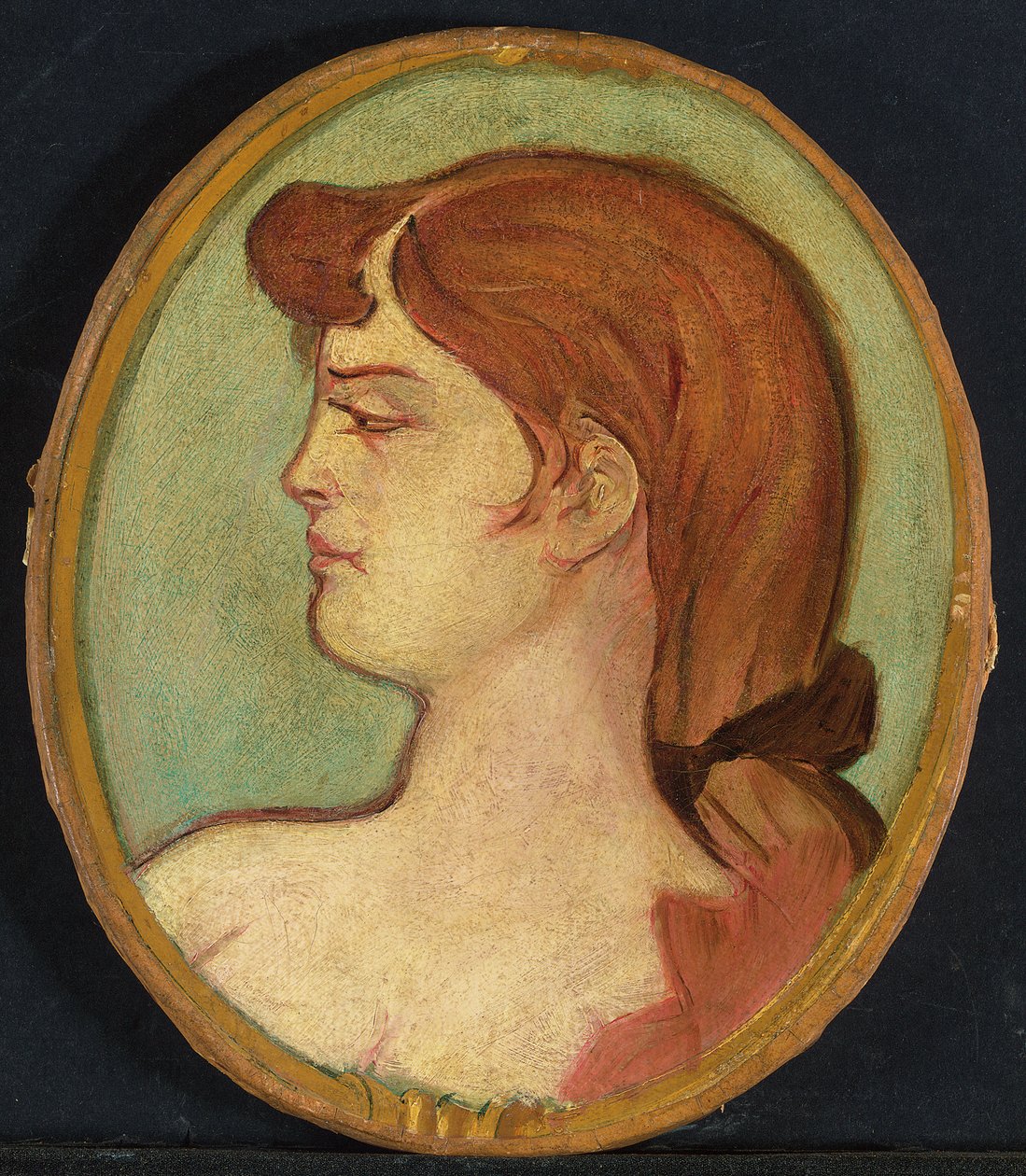 Retrato de uma mulher da Rue d "Amboise House, 1892 de Henri de Toulouse Lautrec