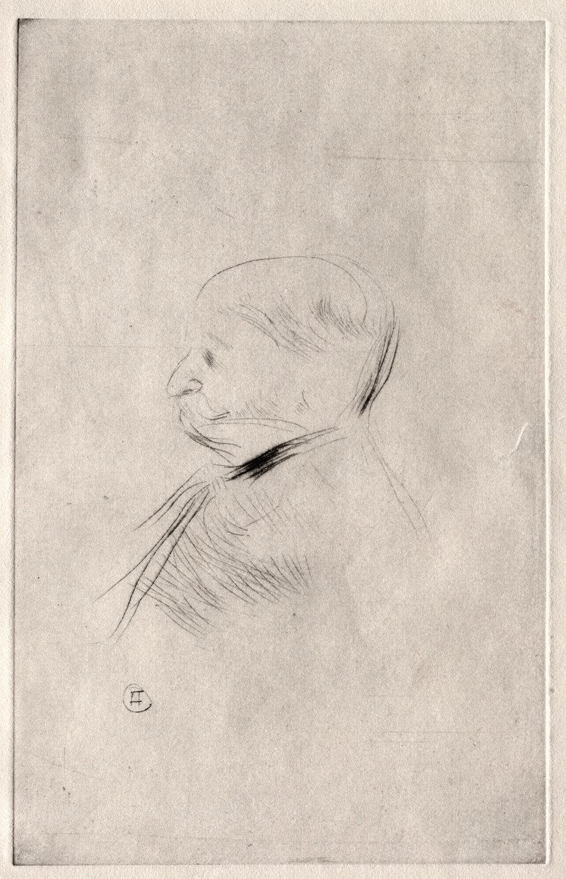 Retrato de MX, 1898. de Henri de Toulouse Lautrec