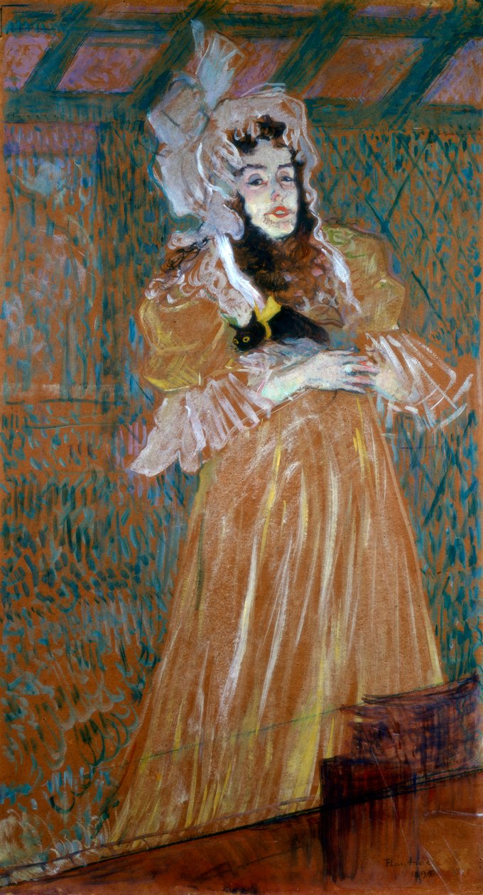 Retrato de Miss May Belfort, 1895 de Henri de Toulouse Lautrec