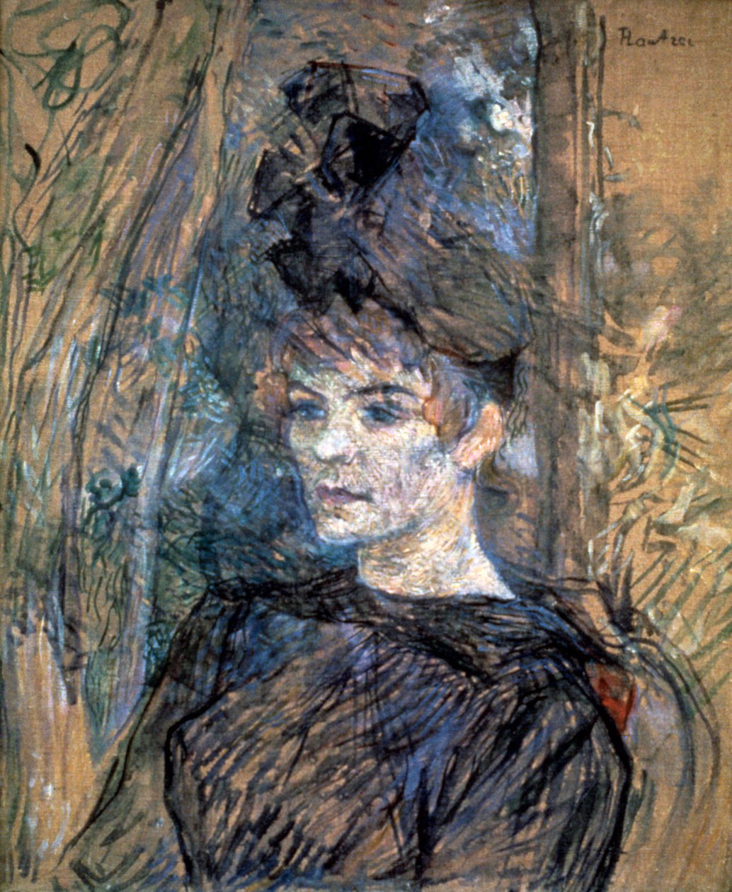Retrato de Suzanne Valadon, 1885 de Henri de Toulouse Lautrec