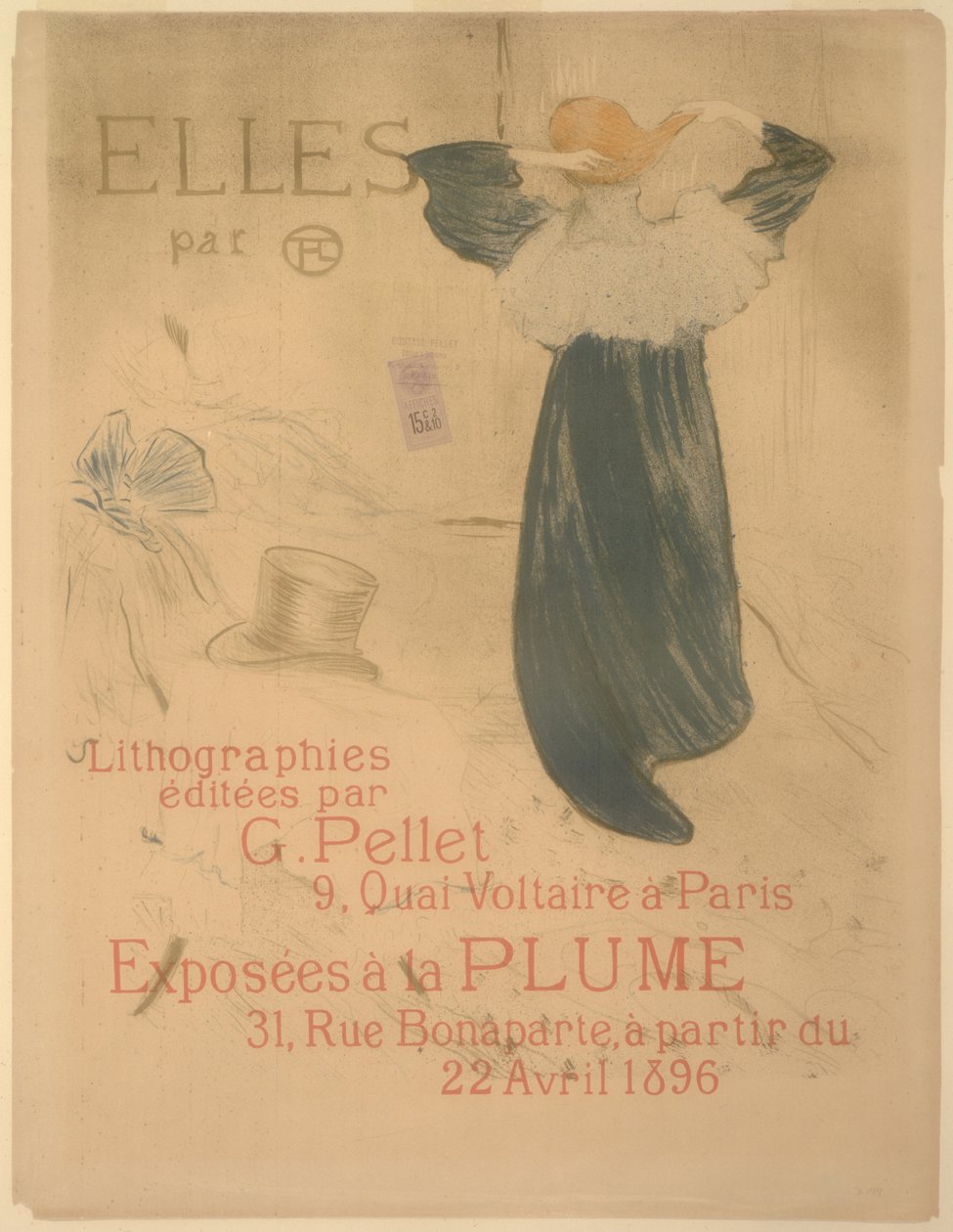 Pôster de "Eles" de Henri de Toulouse Lautrec
