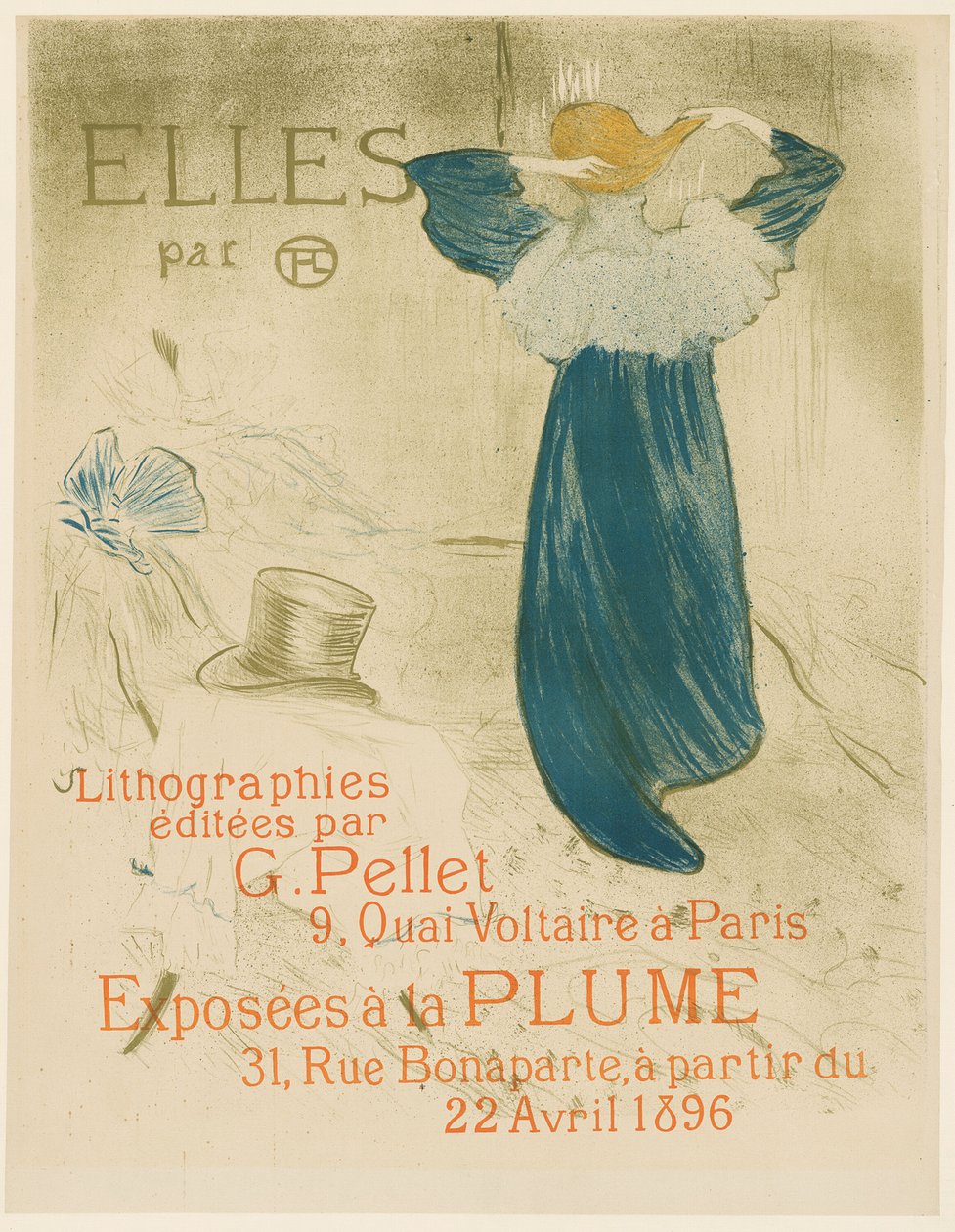 Pôster para Elles de Henri de Toulouse Lautrec