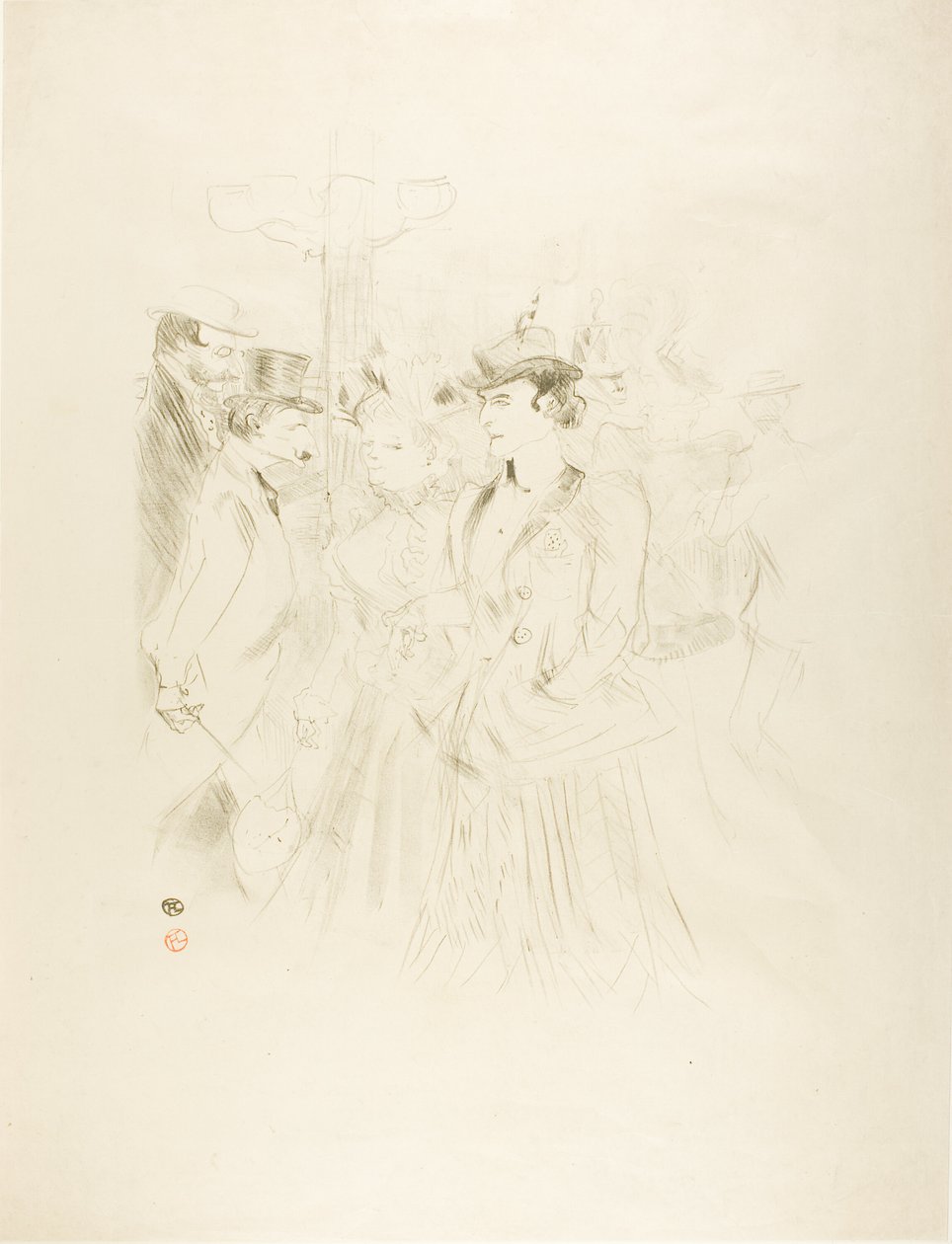 Passeio de Henri de Toulouse Lautrec