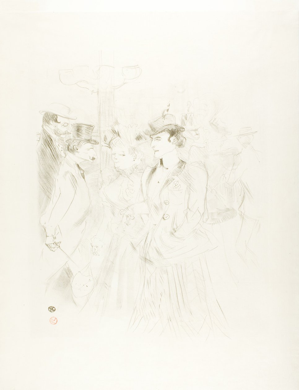 Passeio de Henri de Toulouse Lautrec