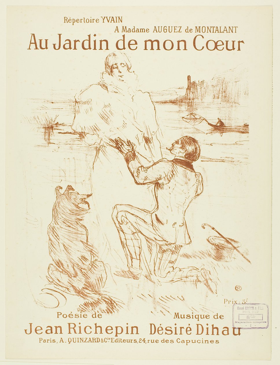 Proposta (primeira placa) de Henri de Toulouse Lautrec