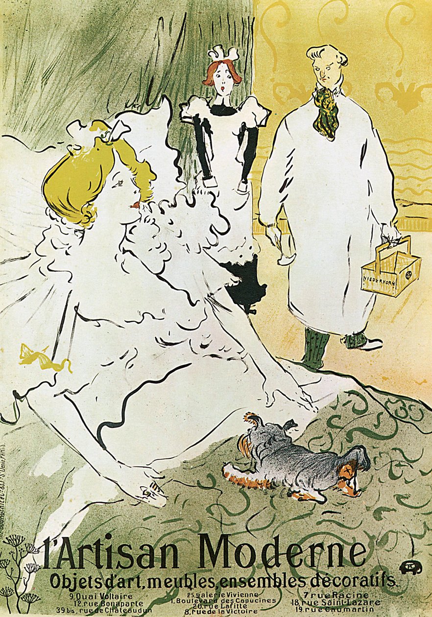 Qui, LArtisan Moderne, 1894. de Henri de Toulouse Lautrec