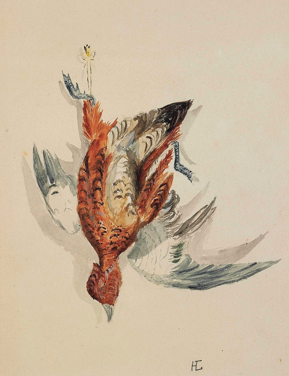 Rio Vermelho, c.1877-80 de Henri de Toulouse Lautrec