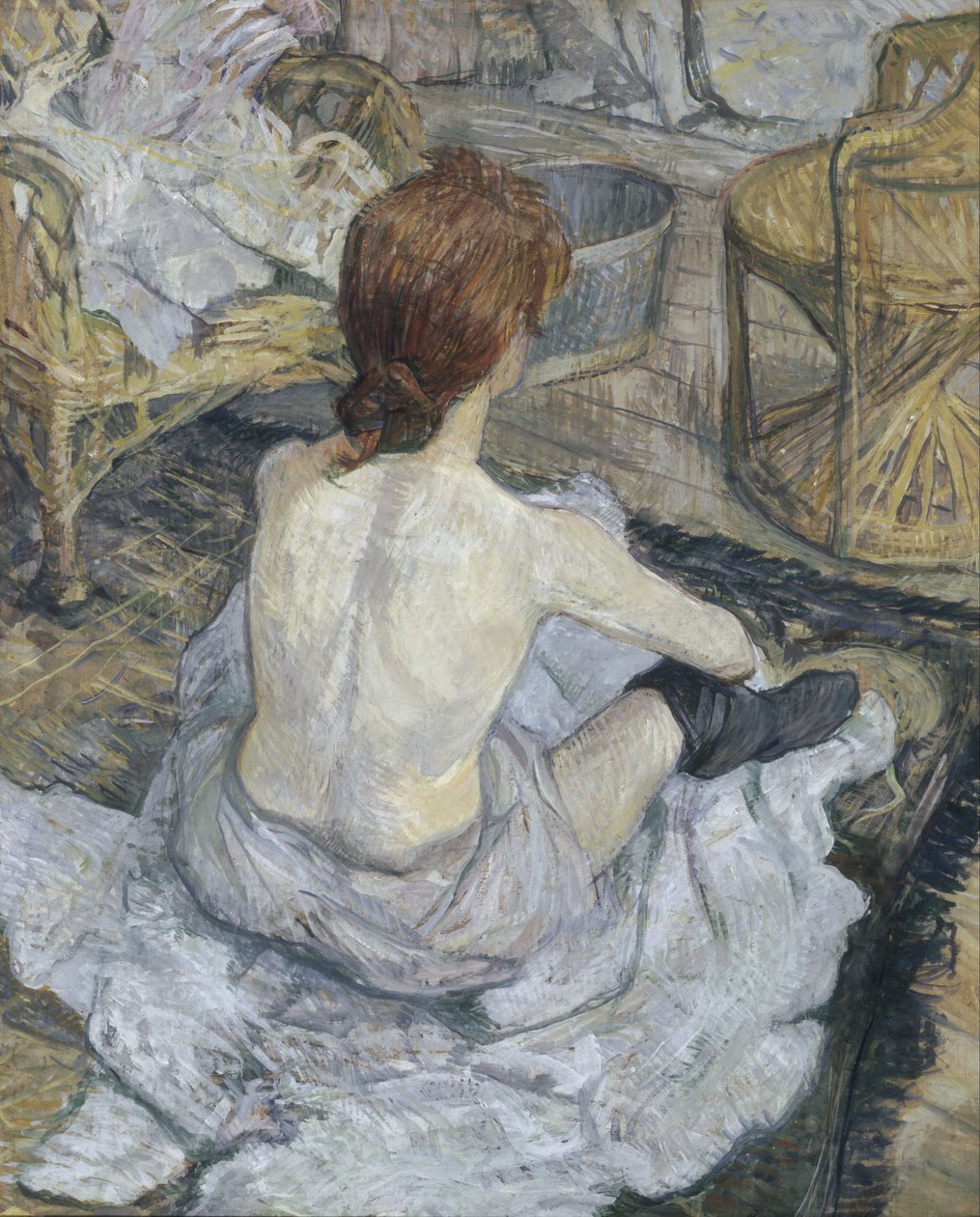 Rousse La Toilette, 1889 de Henri de Toulouse Lautrec