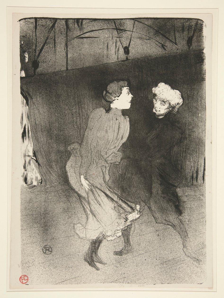 Reprodução Geral no Folies-Berg?re - Emilenne D de Henri de Toulouse Lautrec