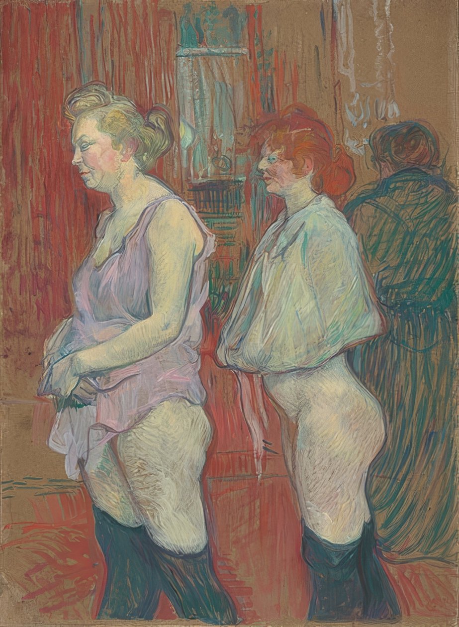 Rue des Moulins. 1894 de Henri de Toulouse Lautrec