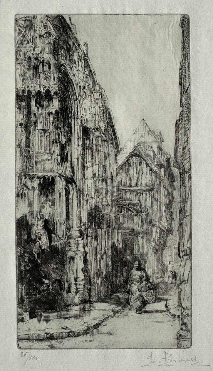 Saint-Etienne des Tonneliers em Rouen de Henri de Toulouse Lautrec