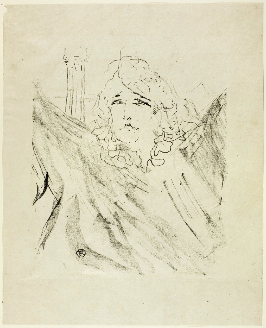 Sarah Bernhardt, da Treize Litografias de Henri de Toulouse Lautrec