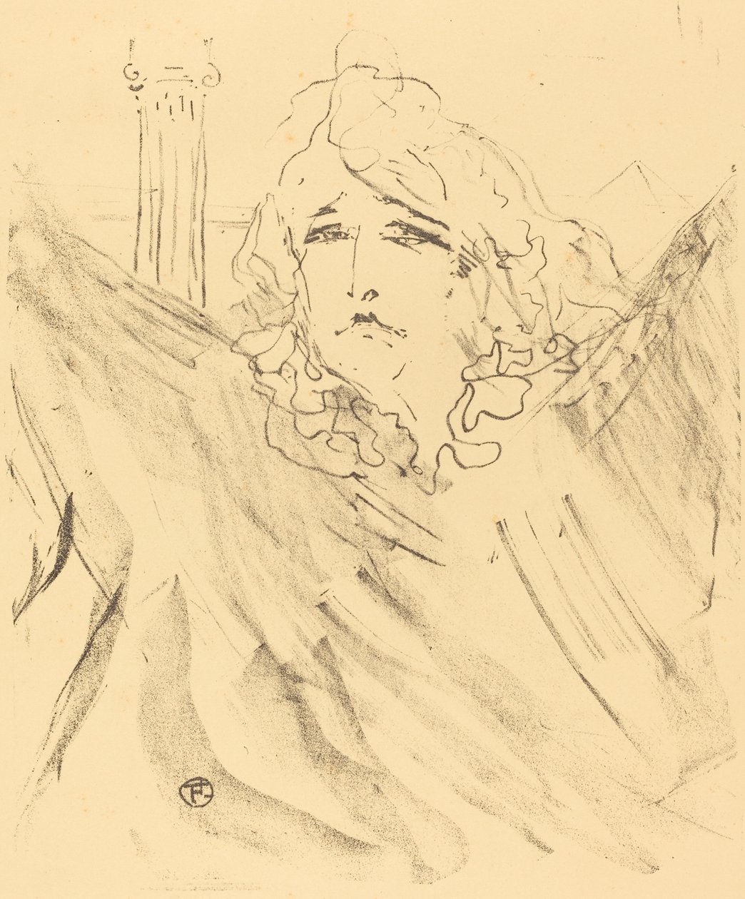 Sarah Bernhardt em Cleópatra Sarah Bernhardt em Cleópatra, 1896. de Henri de Toulouse Lautrec