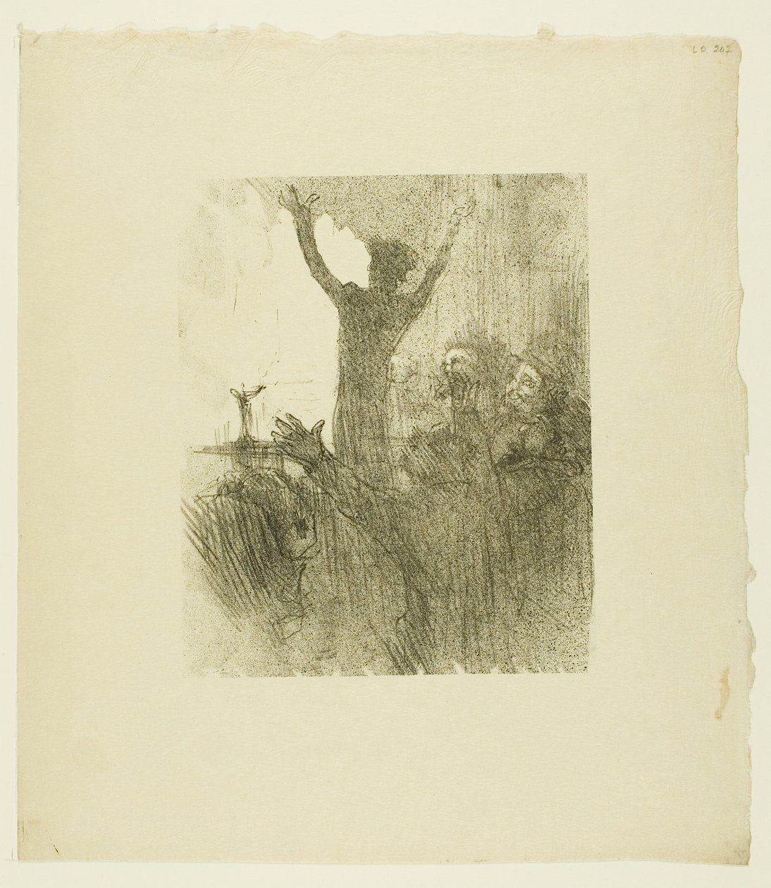 Schlomé Fuss na Sinagoga, de Au Pied du Sinaï de Henri de Toulouse Lautrec