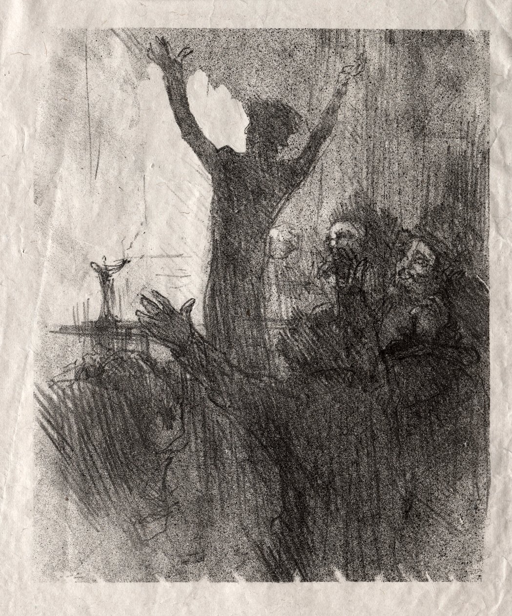 Schlomé Fuss na Sinagoga, 1897. de Henri de Toulouse Lautrec