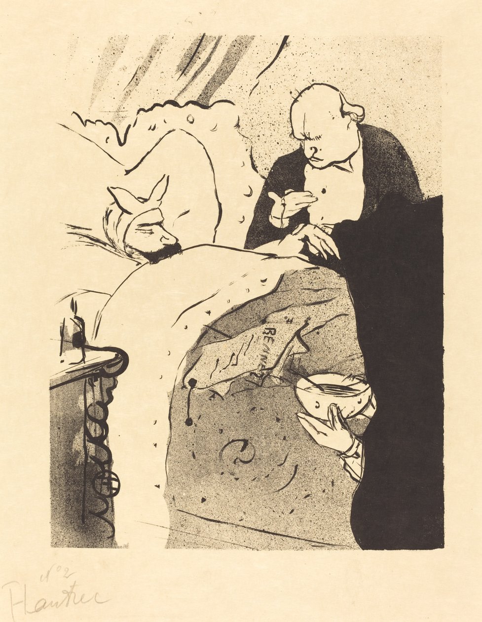 Doente Carnot! (Carnot malade!) de Henri de Toulouse Lautrec