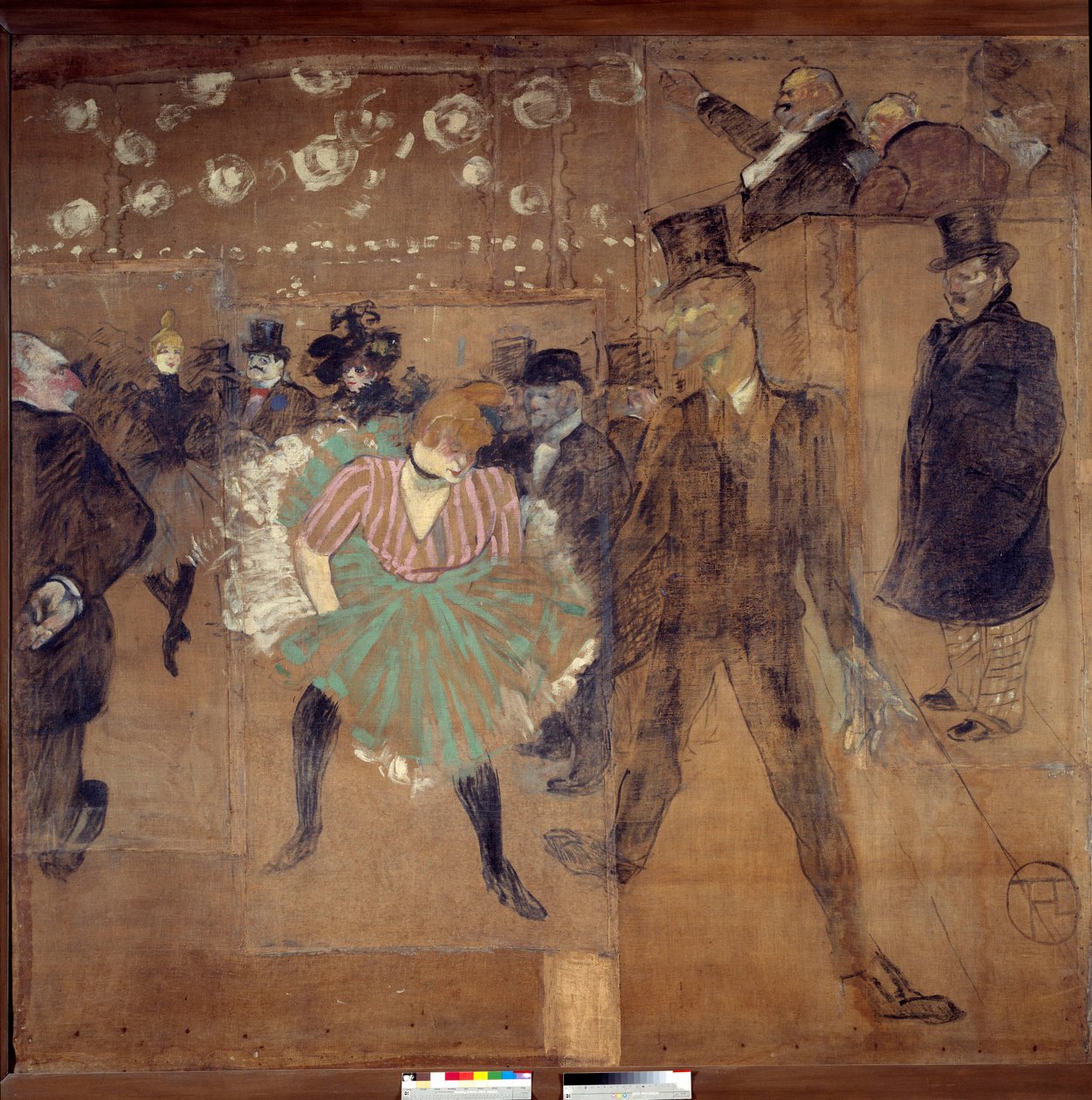 Assine para a casa dos Goulue (Weber Louise dit La Goulue de Henri de Toulouse Lautrec