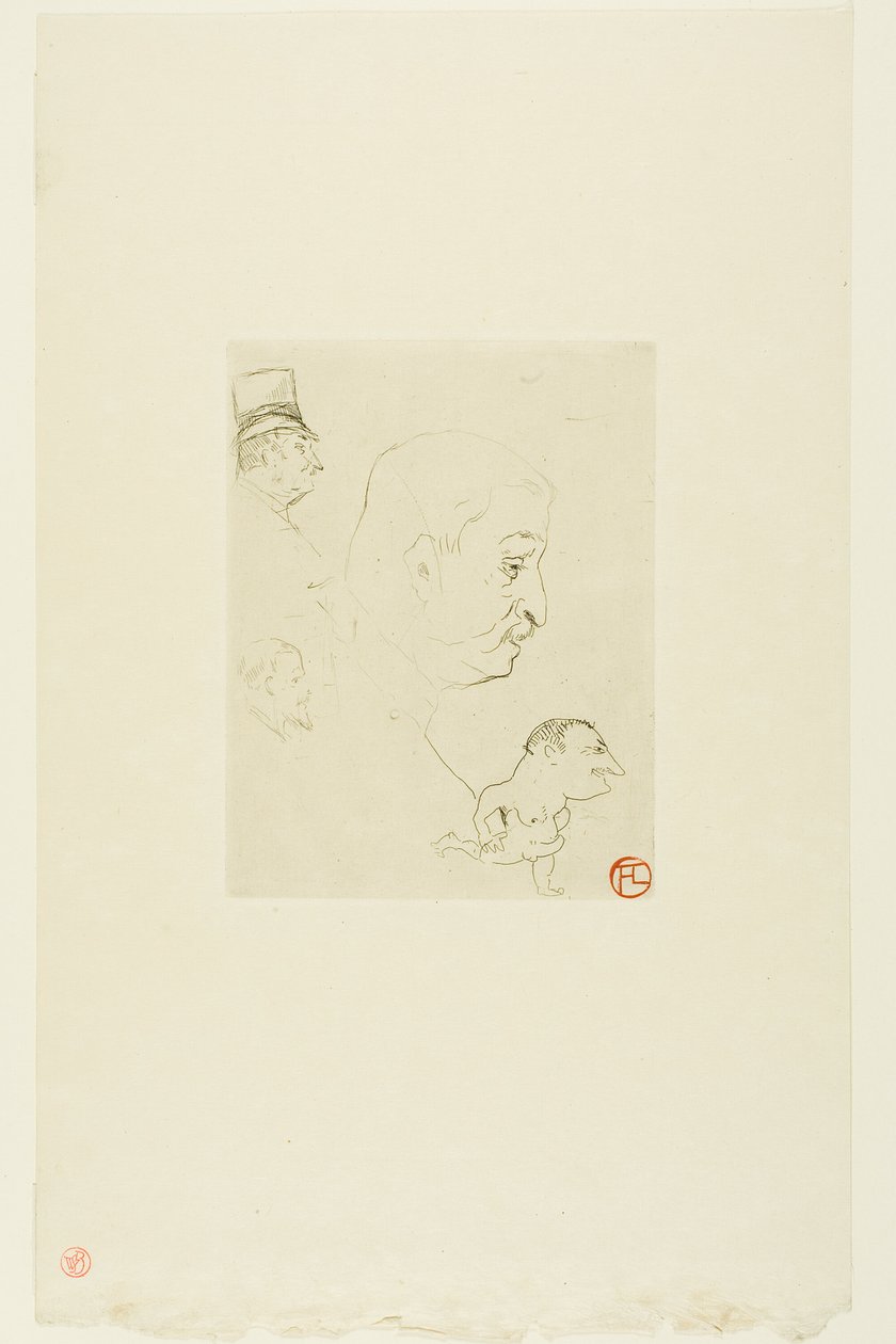Retrato falado de Henri de Toulouse Lautrec