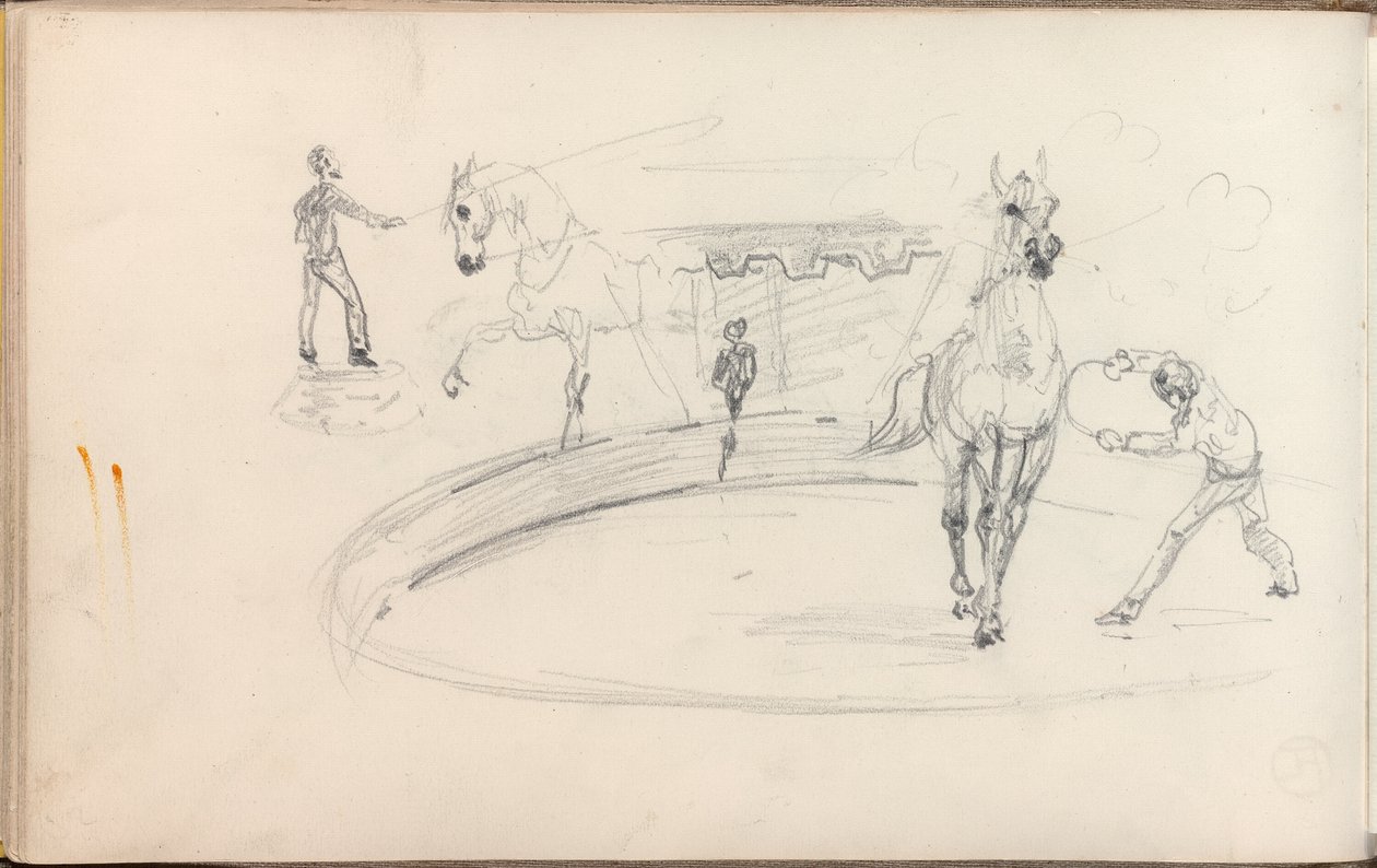 Caderno de esboços, 1880 de Henri de Toulouse Lautrec