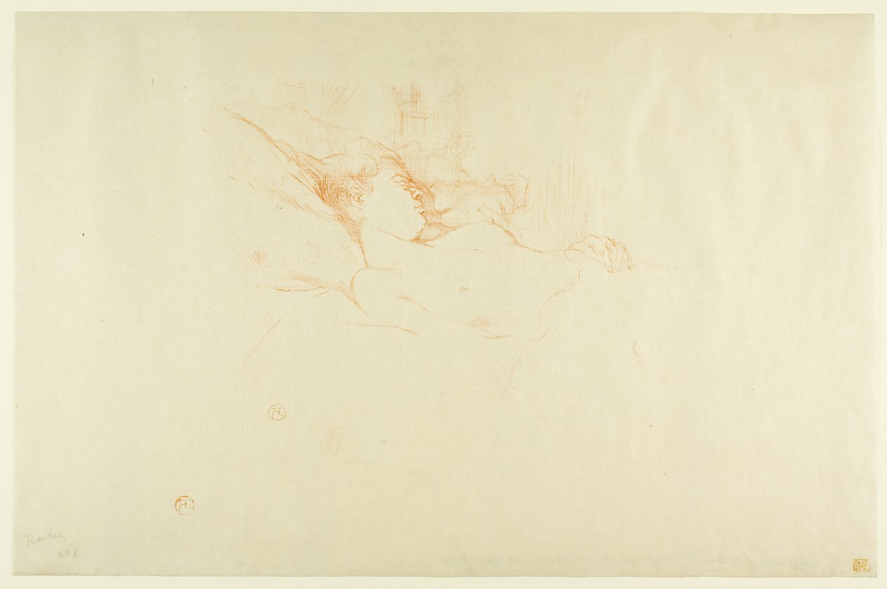 Dormir de Henri de Toulouse Lautrec