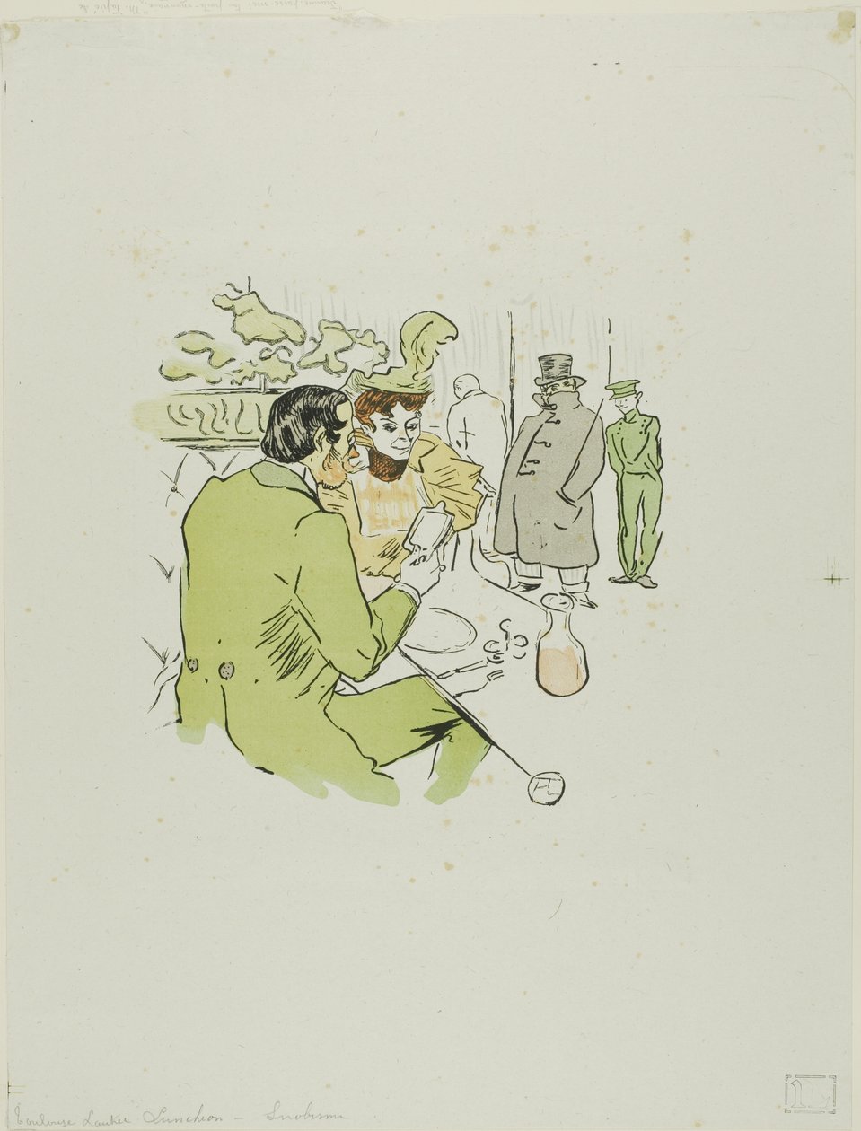 Esnobismo de Henri de Toulouse Lautrec