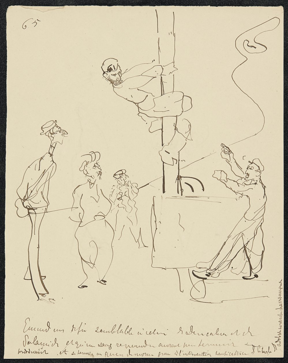Submersão, 1881 de Henri de Toulouse Lautrec