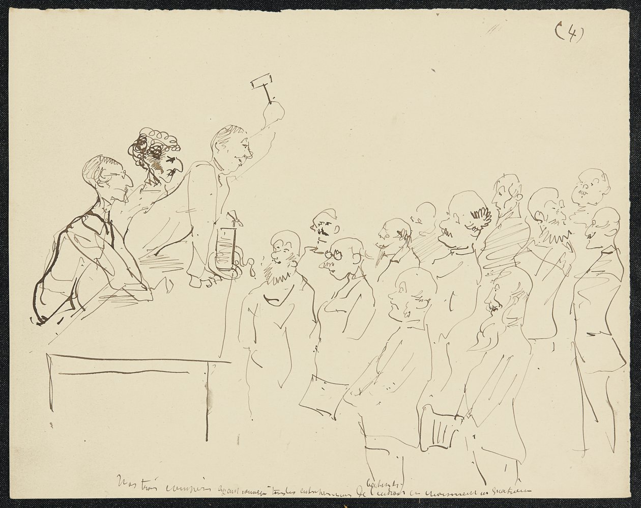 Submersão, 1881 de Henri de Toulouse Lautrec
