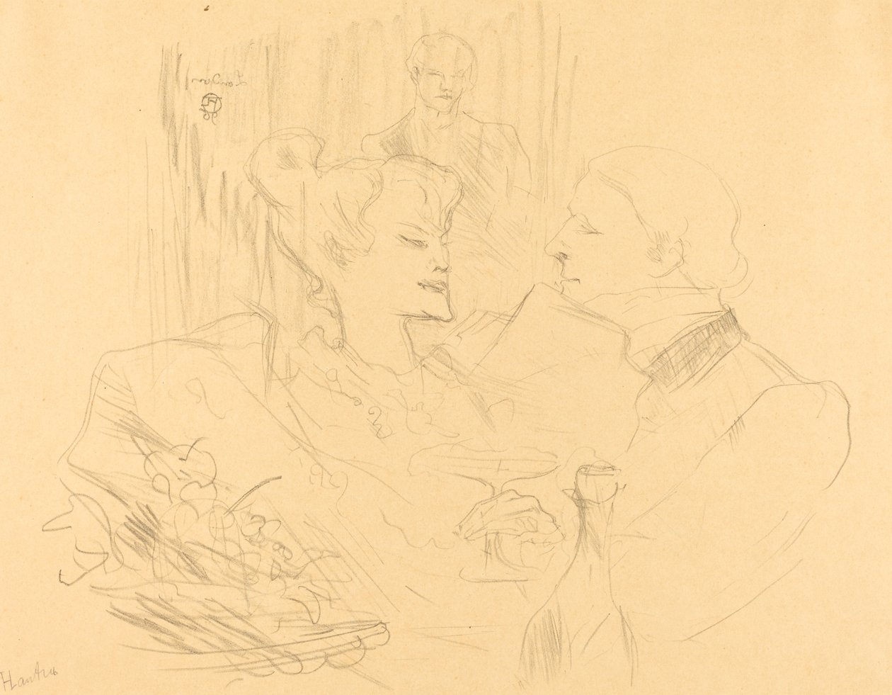 Ceia em Londres de Henri de Toulouse Lautrec
