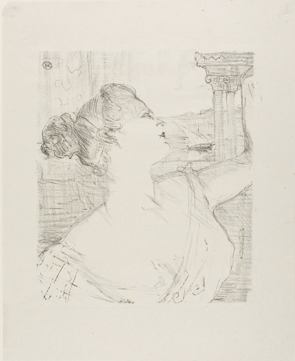 Sybil Sanderson, de Treize Lithographies de Henri de Toulouse Lautrec